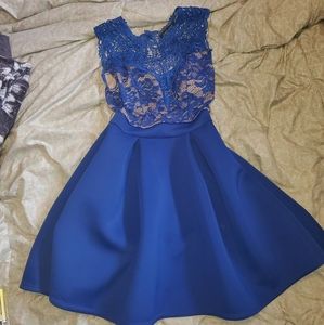 Blue hoco dress